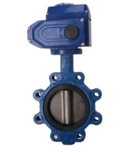 Electric Actuated Lug Type Ductile Iron Butterfly Valve