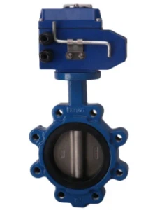 Electric Actuated Lug Type Ductile Iron Butterfly Valve