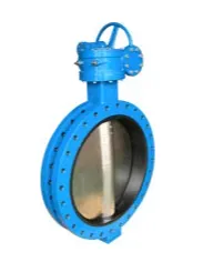 U Type Butterfly Valve With Handle Or Gear Operator